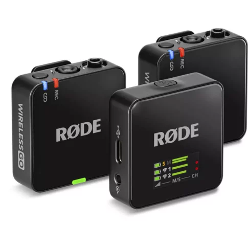 RODE Wireless GO (Gen 3) 2-Person Compact Digital Wireless Microphone SystemRecorder (2.4 GHz, Black) (6) RODE Wireless GO (Gen 3) 2-Person Compact Digital Wireless Microphone SystemRecorder (2.4 GHz, Black) (6)