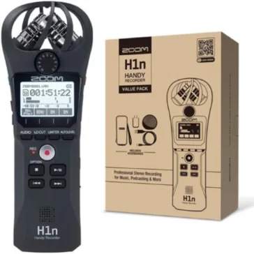 Zoom H1n Handy Recorder Value Pack