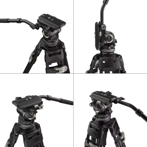 SmallRig AD-Pro8 Professional Fluid Head Tripod Kit (5) SmallRig AD-Pro8 Professional Fluid Head Tripod Kit (5)