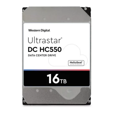 Western Digital WD Ultrastar DC HC550 16TB SATA 6Gb/s 7200RPM 3.5-Inch Data Center HDD (WUH721816ALE6L4)