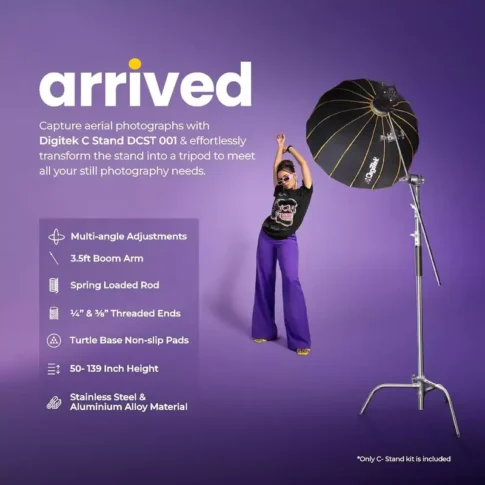 Digitek Heavy Duty Light Stand C-Stand (5) Digitek Heavy Duty Light Stand C-Stand (5)