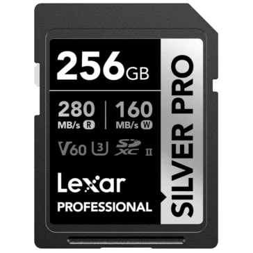 Lexar 256GB Professional SILVER PRO SDXC Memory Card Lexar 256GB Professional SILVER PRO SDXC Memory Card