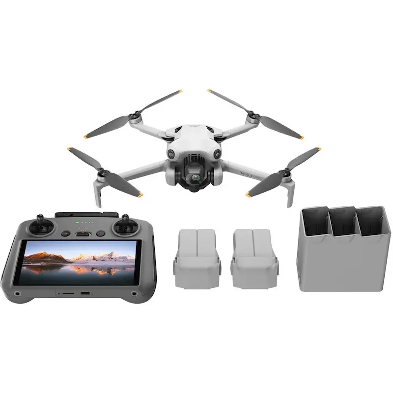 DJI Mini Pro Drone Plus Series, 45 Min Fly More Combo with RC