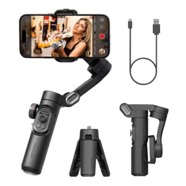 AOCHUAN Smart XE Phone Gimbal Stabilizer 3-Axis Smartphone Foldable Gimbal