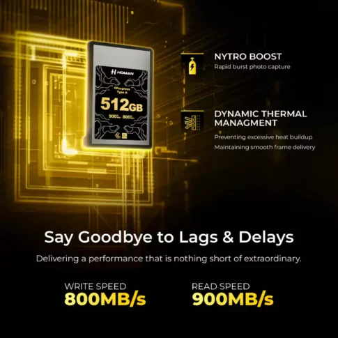 HOMAN 512GB CFexpress Type-A Memory Card (3) HOMAN 512GB CFexpress Type-A Memory Card (3)