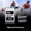 Lexar 160GB Professional CFexpress Type A SILVER Series Memory Card (1)