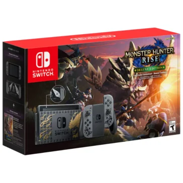 Nintendo Switch with Joy-Con - Monster Hunter Rise Deluxe Edition
