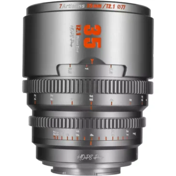 7Artisans 35mm T2.1 Hope S35 Cine Lens (Sony E, Titanium Gray) 7Artisans 35mm T2.1 Hope S35 Cine Lens (Sony E, Titanium Gray)