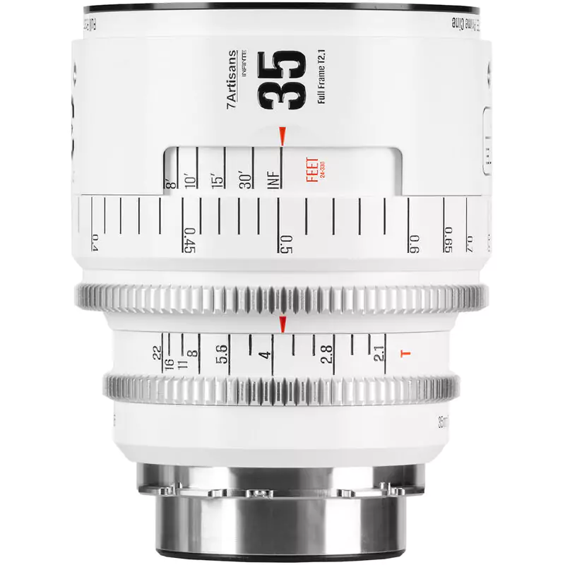 7Artisans INFINTE 35mm Cine Lens (Canon EF, White)