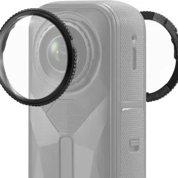 Insta360 X5 Lens Guard, Anti-Reflective Tempered Glass Lens Protector Cover for Insta 360 X5 Accessories, 2 pcs (HD Optical)