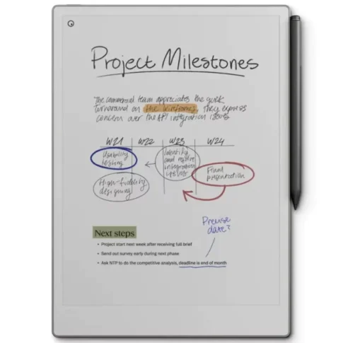 reMarkable - Paper Pro - 11.8 Paper Tablet with Marker Plus Mosaic Weave - Basalt (10)