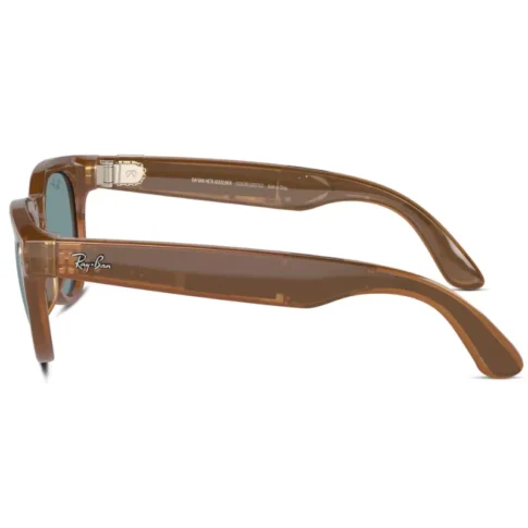 Ray-Ban Meta Headliner Smart Glasses with Meta AI, Audio, Photo, Video Compatibility (Blue Lenses) Shiny Caramel (1) Ray-Ban Meta Headliner Smart Glasses with Meta AI, Audio, Photo, Video Compatibility (Blue Lenses) Shiny Caramel (1)