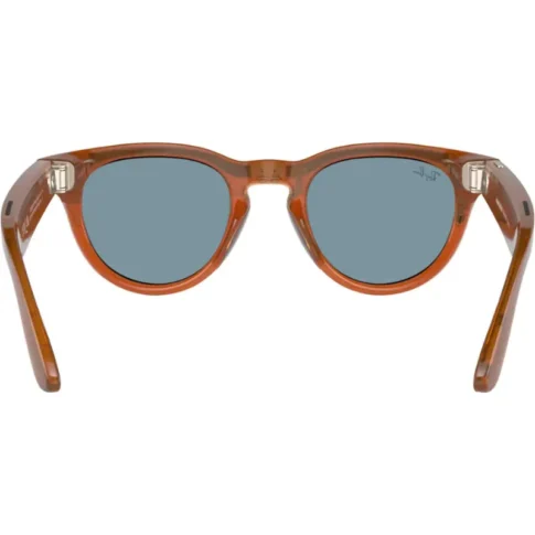 Ray-Ban Meta Headliner Smart Glasses with Meta AI, Audio, Photo, Video Compatibility (Blue Lenses) Shiny Caramel (5) Ray-Ban Meta Headliner Smart Glasses with Meta AI, Audio, Photo, Video Compatibility (Blue Lenses) Shiny Caramel (5)