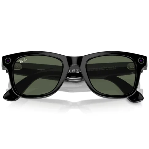 Ray-Ban Meta Wayfarer Large glasses with Meta AI, Audio, Photo, Video Compatibility (Green Lenses) Shiny Black (1) Ray-Ban Meta Wayfarer Large glasses with Meta AI, Audio, Photo, Video Compatibility (Green Lenses) Shiny Black (1)