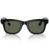 Ray-Ban Meta Wayfarer Large glasses with Meta AI, Audio, Photo, Video Compatibility (Green Lenses) Shiny Black (2)