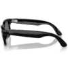 Ray-Ban Meta Wayfarer Large glasses with Meta AI, Audio, Photo, Video Compatibility (Green Lenses) Shiny Black (3)