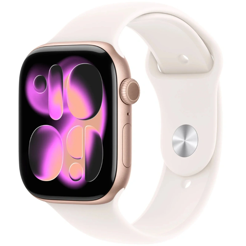 Apple Watch Series 11 (GPS) 42mm Rose Gold Aluminum Case with Light Blush  Sport Band M/L Rose Gold