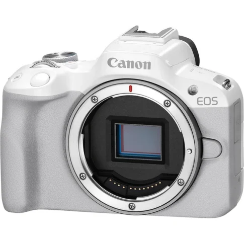 Canon EOS R50 Mirrorless Camera (White) (1)