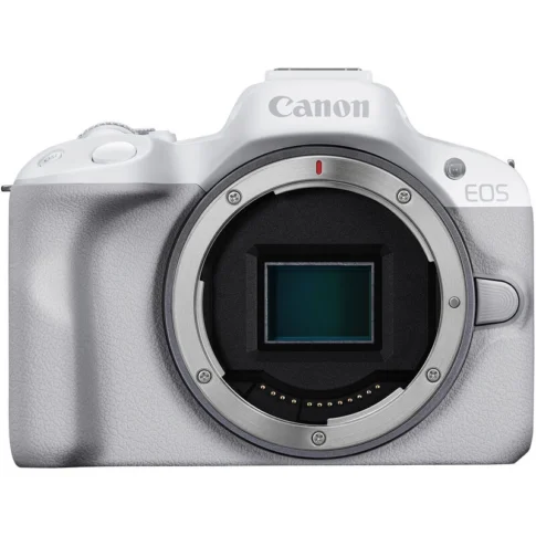 Canon EOS R50 Mirrorless Camera (White) (7) Canon EOS R50 Mirrorless Camera (White) (7)