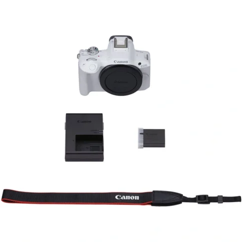 Canon EOS R50 Mirrorless Camera (White) (8) Canon EOS R50 Mirrorless Camera (White) (8)