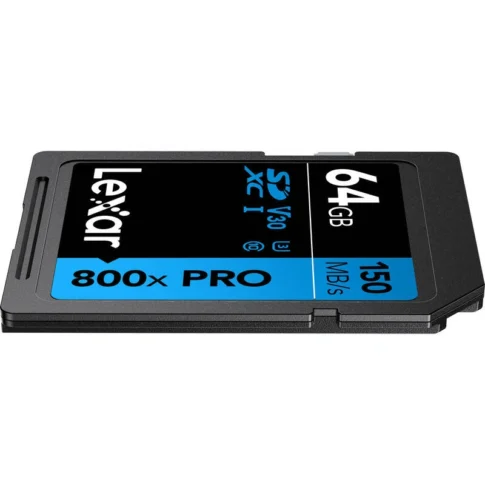 Lexar 64GB High-Performance 800x PRO UHS-I SDXC Memory Card (BLUE Series) (2) Lexar 64GB High-Performance 800x PRO UHS-I SDXC Memory Card (BLUE Series) (2)