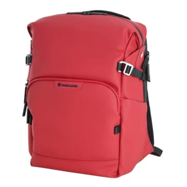 Vanguard VEO Lite B20L Camera Backpack – Professional All-Weather Hybrid Carry (Red)