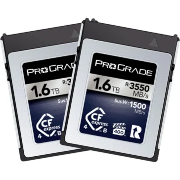ProGrade Digital 1.6TB CFexpress 4.0 Type B VPG-400 Memory Card (2-Pack)