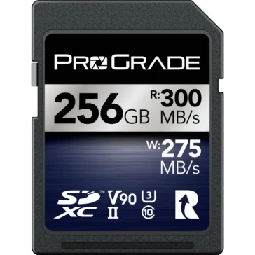 ProGrade Digital 256GB V90 UHS-II SDXC Iridium Memory Card