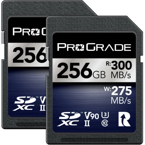 ProGrade Digital 256GB UHS-II SDXC Iridium Memory Card (2-Pack)