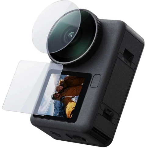 Tempered Glass For Dji Action 6 Camera Screen scratch Protector Glass Accessories 9H Hardness, Anti Glare HD- 2D Curved edge(Pack of 1) (5) Tempered Glass For Dji Action 6 Camera Screen scratch Protector Glass Accessories 9H Hardness, Anti Glare HD- 2D Curved edge(Pack of 1) (5)