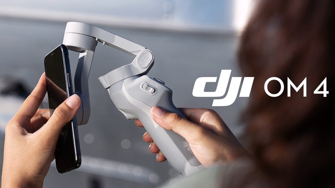 DJI Osmo 4 mobile gimbal in action