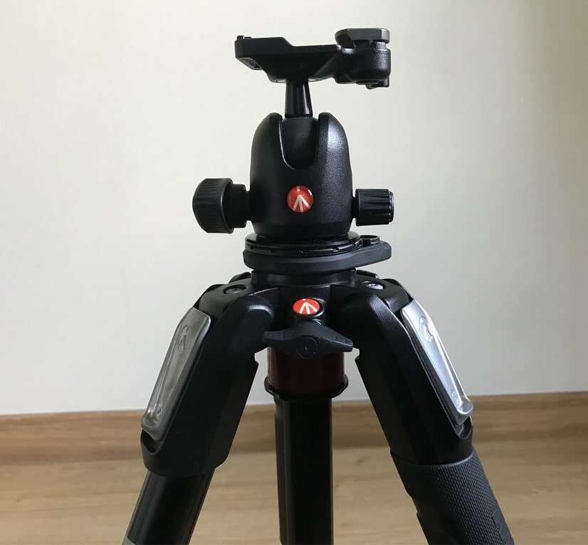 Manfrotto MT055 XPRO 3 Tripod Front View