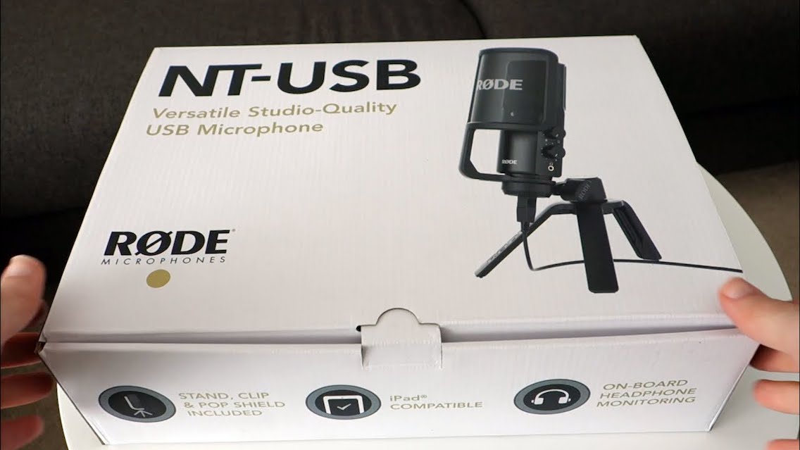 Rode NT-USB Microphone Unboxing