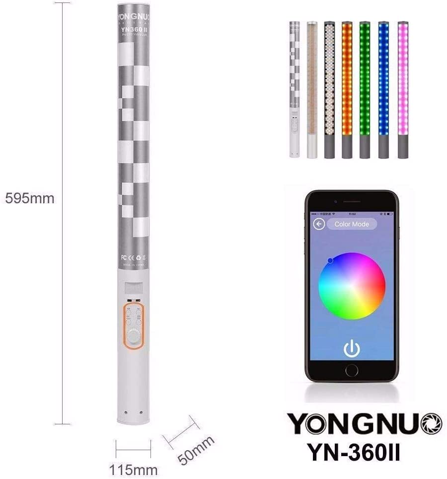 Inside the box of YN360ii RGB Light Stick