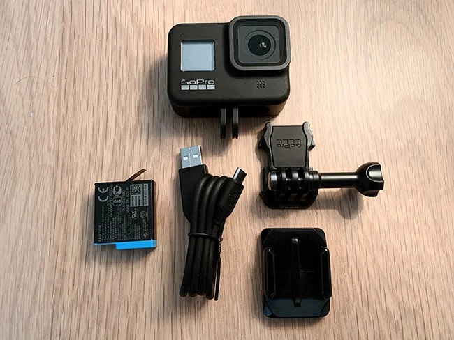 Gopro Hero 8 What is inside the action camera box
