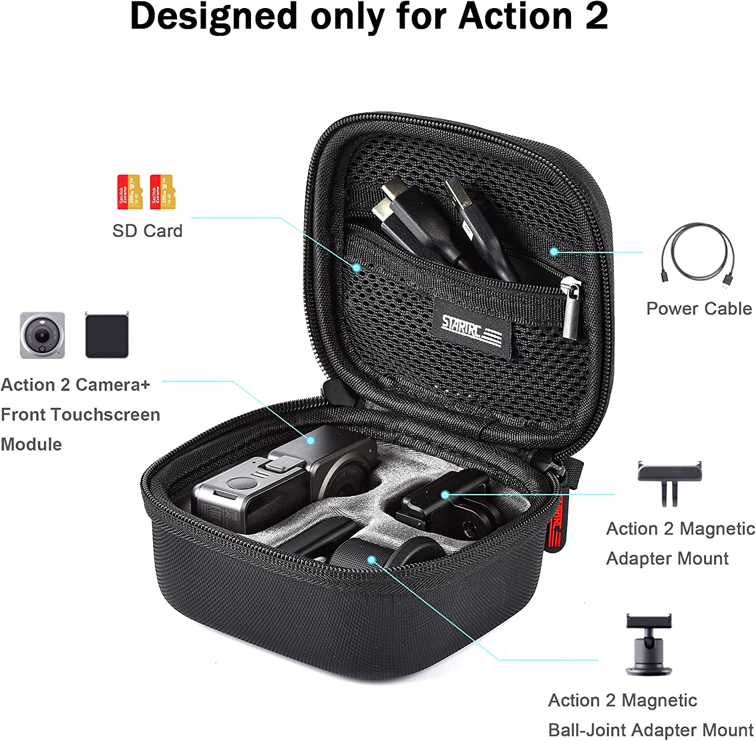 Dji Action 2 Carry case for Protection