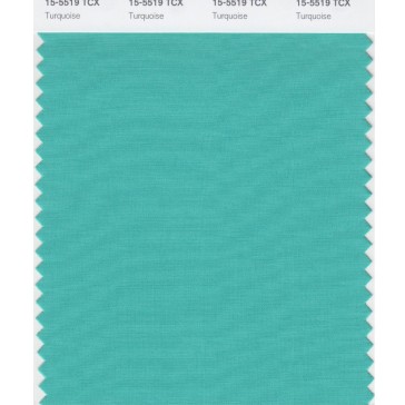 Pantone 15-5519 TCX Swatch Card Turquoise