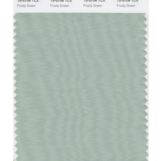 Pantone 15-5706 TCX Swatch Card Frosty Green