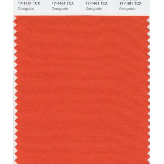 Pantone 17-1461 TCX Swatch Card Orangeade