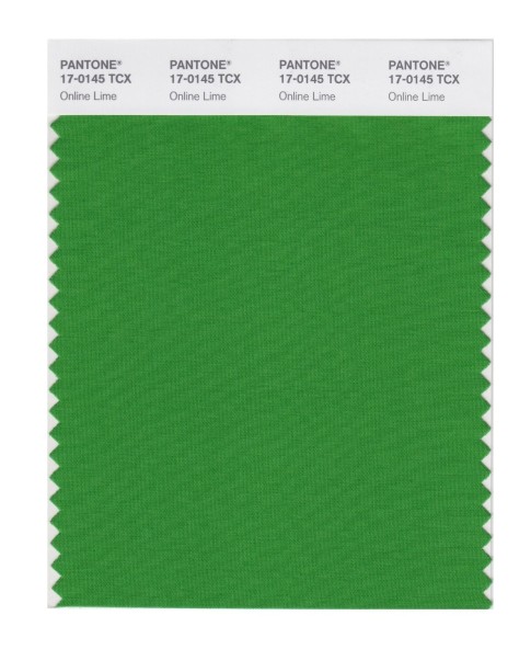 Pantone 17-0145 TCX Swatch Card Online Lime