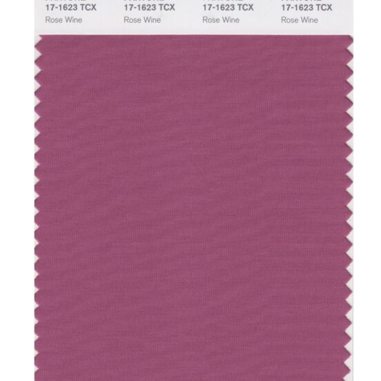 Pantone 17-1623 TCX Swatch Card Rose Wine