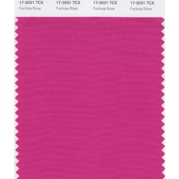Pantone 17-2031 TCX Swatch Card Fuchsia Rose