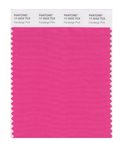 Pantone 17-2033 TCX Swatch Card Fandango Pink
