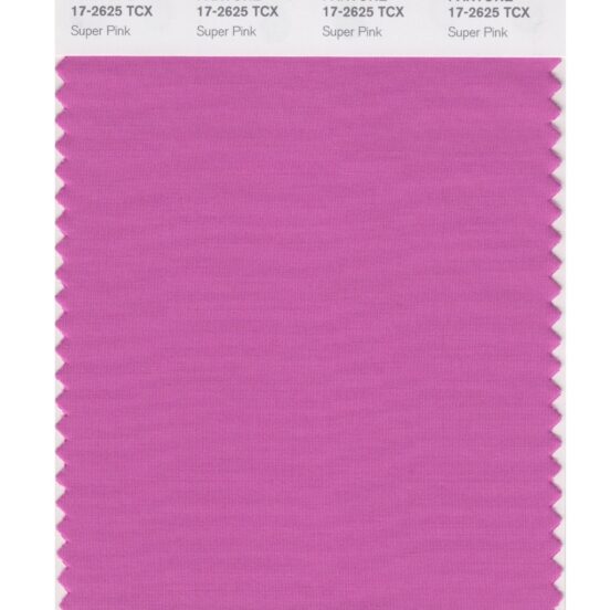 Pantone 17-2625 TCX Swatch Card Super Pink