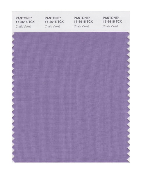 Pantone 17-3615 TCX Swatch Card Chalk Violet