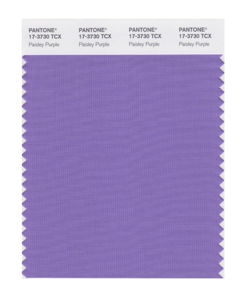 Pantone 17-3730 TCX Swatch Card Paisley Purple