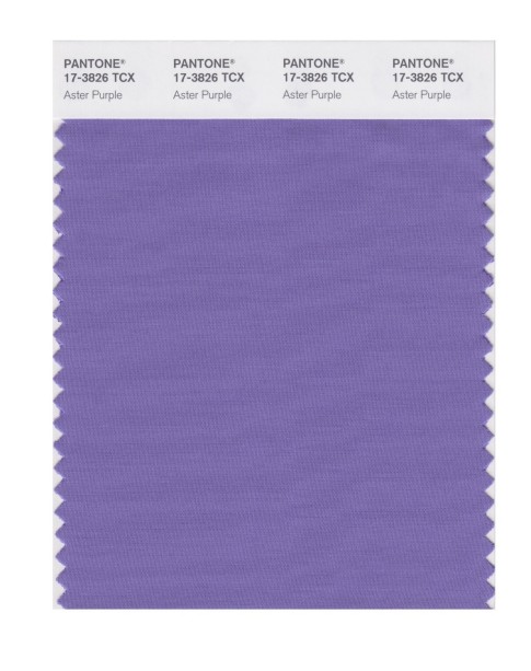Pantone 17-3826 TCX Swatch Card Aster Purple