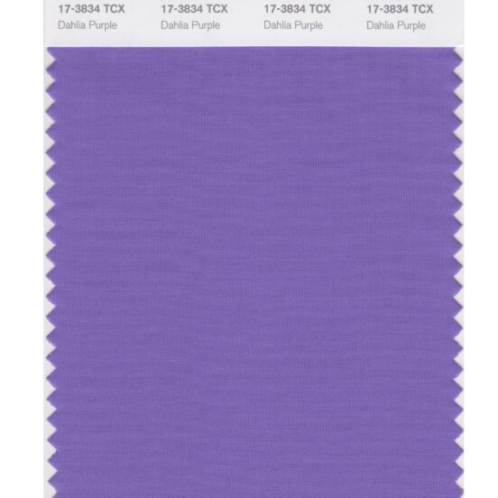Pantone 17-3834 TCX Swatch Card Dahlia Purple