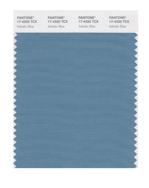 Pantone 17-4320 TCX Swatch Card Adriatic Blue