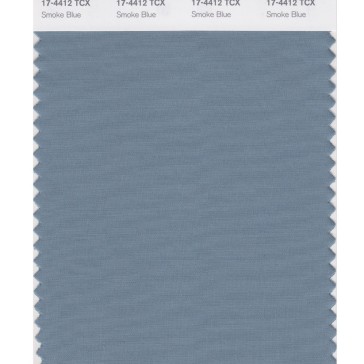 Pantone 17-4412 TCX Swatch Card Smoke Blue